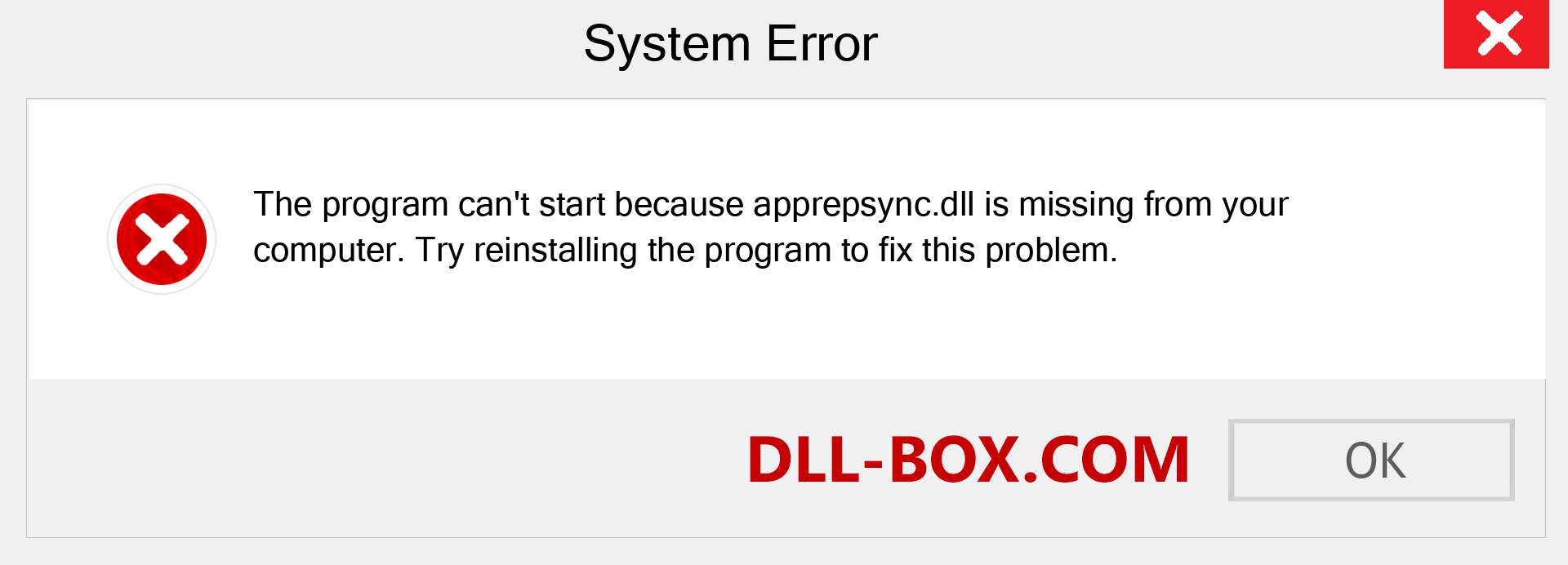  apprepsync.dll file is missing?. Download for Windows 7, 8, 10 - Fix  apprepsync dll Missing Error on Windows, photos, images
